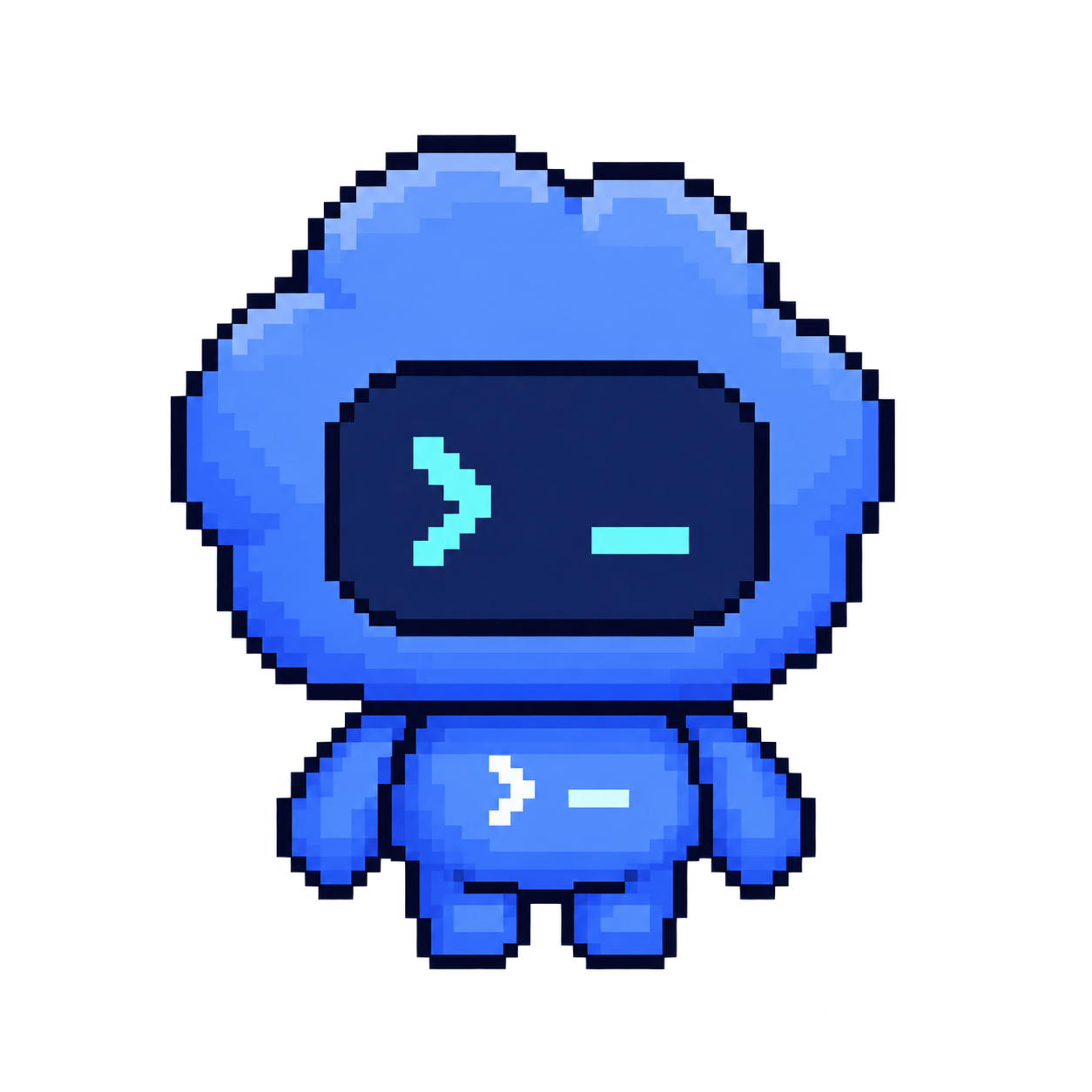 Codex pixel-art robot